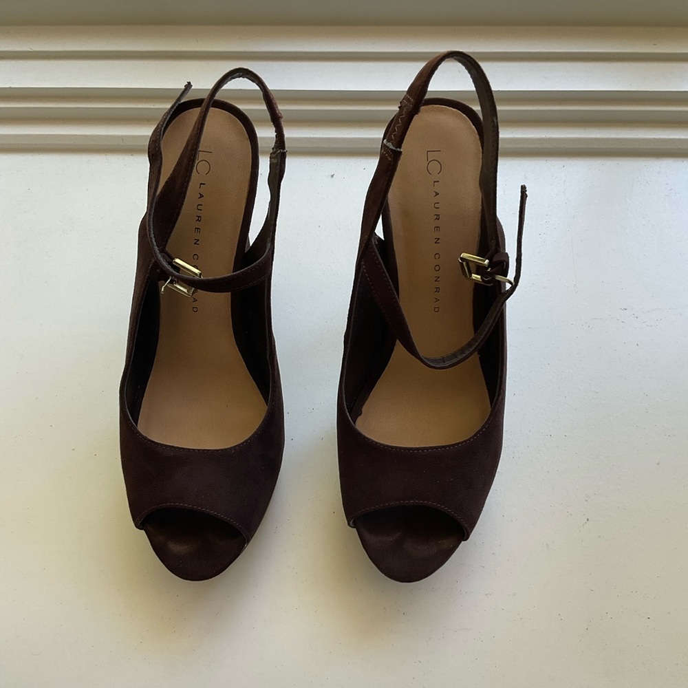 Lauren Conrad Brown Heels